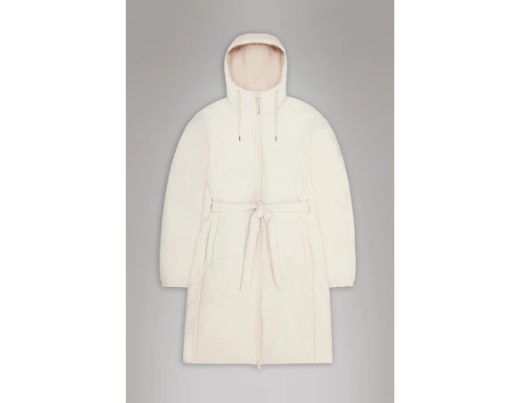 CHAQUETA LARGA RAINS INSULATED CURVE  W3T2