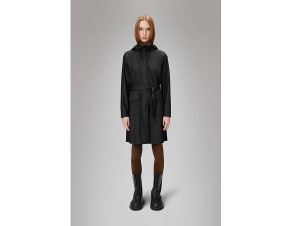 CHAQUETA RAINS CURVE LONG JACKET W3