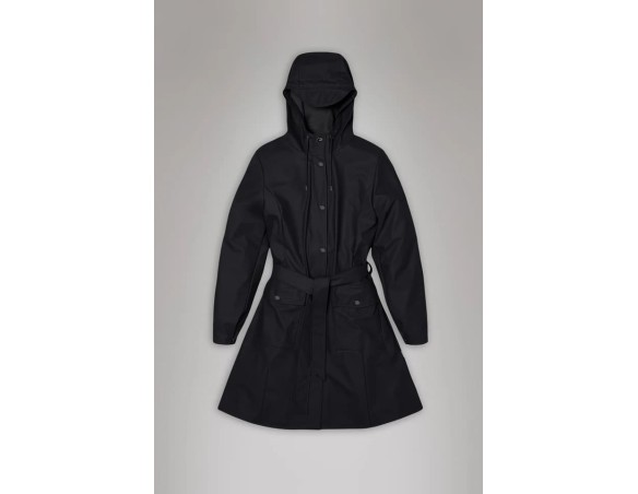 CHAQUETA RAINS CURVE LONG JACKET W3