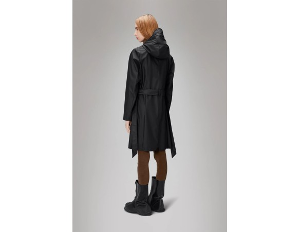 CHAQUETA RAINS CURVE LONG JACKET W3