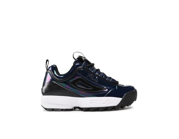 ZAPATILLAS FILA DISRUPTOR PREMIUM BLACK IRIDESCENT MUJER