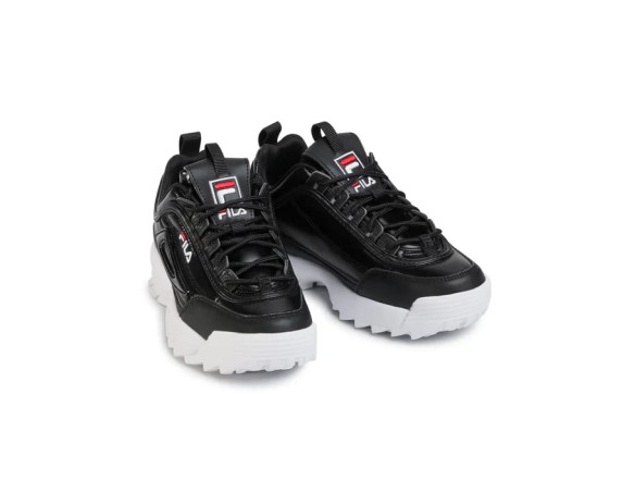 ZAPATILLAS FILA DISRUPTOR N LOW BLACK MUJER