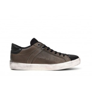 ZAPATILLAS CAFE NOIR DE CUERO PC131
