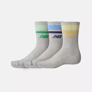CALCETINES NEW BALANCE  EVERYDAY STRIPE MIDCALF 3 PACK 