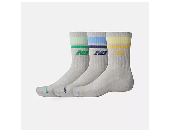CALCETINES NEW BALANCE  EVERYDAY STRIPE MIDCALF 3 PACK 