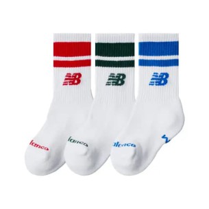 CALCETINES NEW BALANCE Kids Everyday Stripe Midcalf 3 Pack  