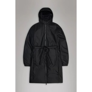 CHAQUETA LARGA RAINS INSULATED CURVE  W3T2