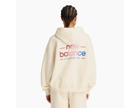 SUDADERA NEW BALANCE REIMAGINED FLEECE OVERSIZED HOODIE