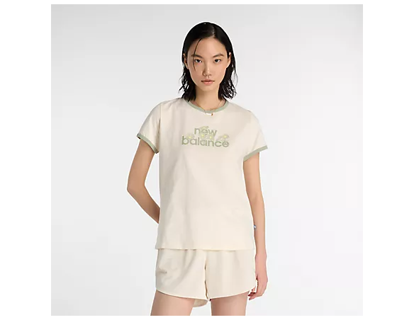CAMISETA NEW BALANCE FLOWER RINGER T-SHIRT