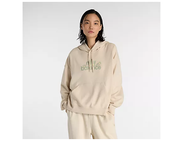 SUDADERA NEW BALANCE FLOWER HOODIE