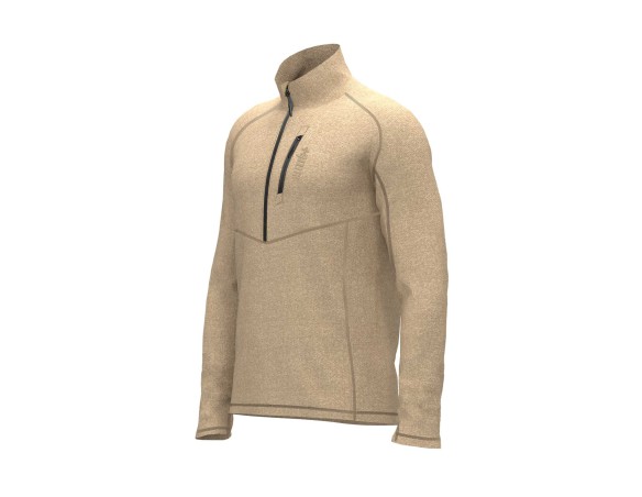 FORRO POLAR RH+ TRICOT HALF ZIP JERSEY