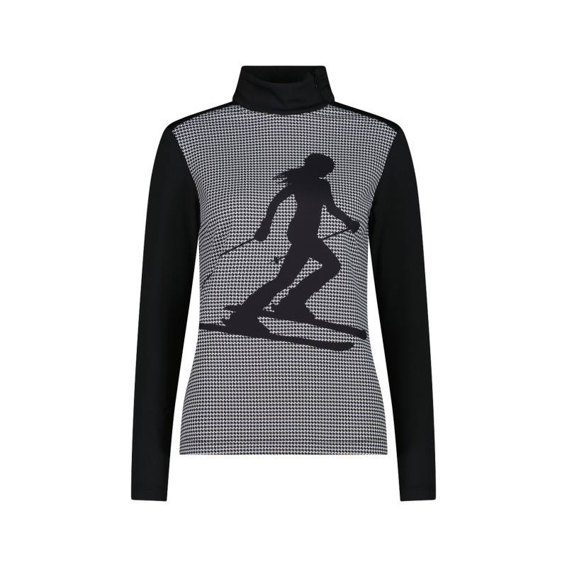 CAMISETA CMP PRINTED SOFTECH MUJER
