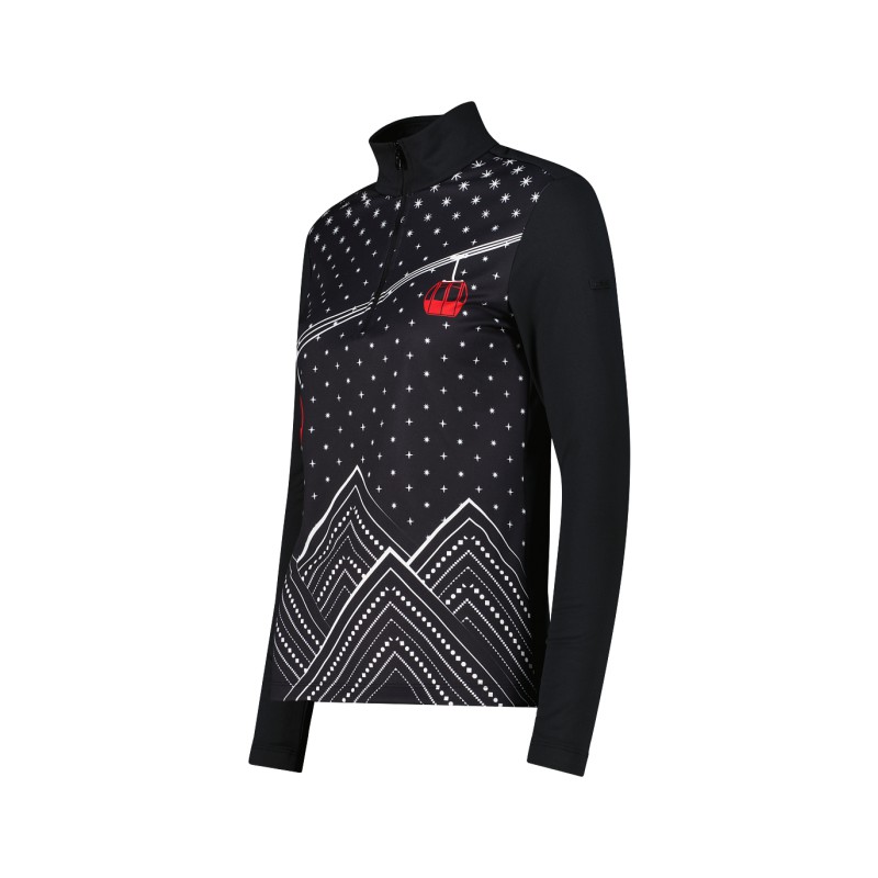 CAMISETA CMP PRINTED SOFTECH MUJER 35L0496
