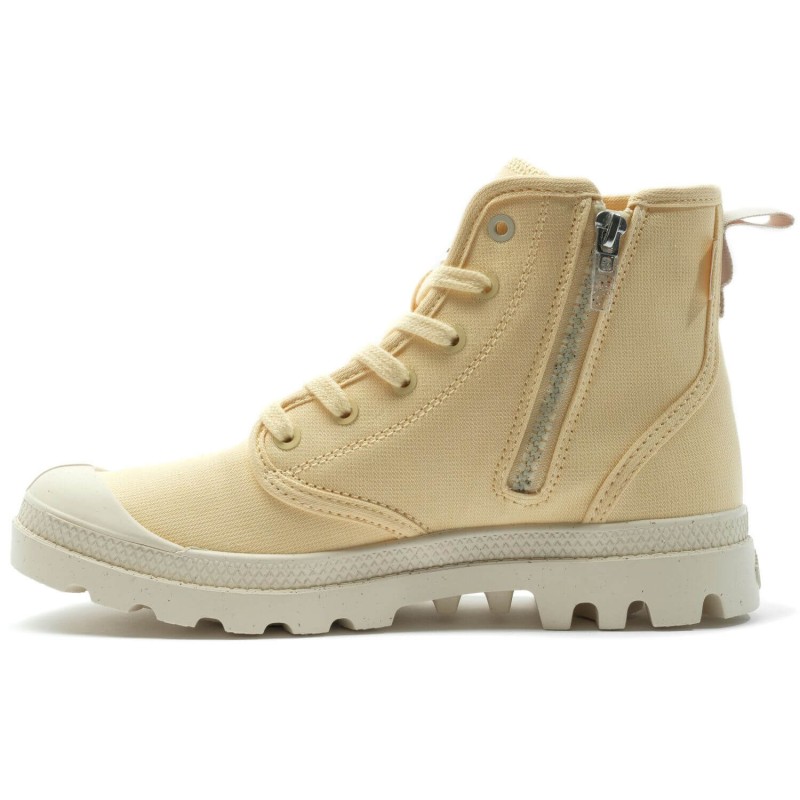 BOTAS PALLADIUM PAMPA HI ZIP ORGANISCHE NATUR