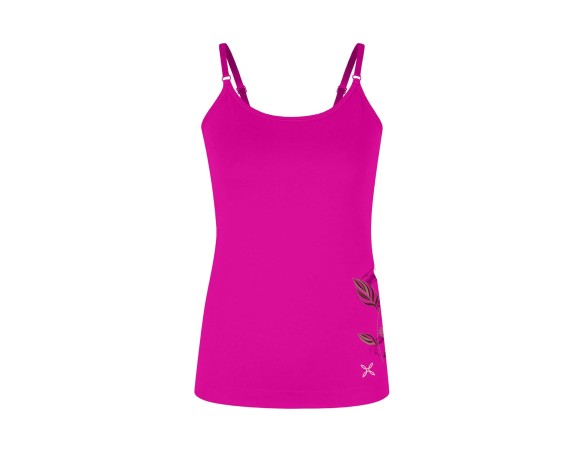 CHALECO MONTURA FLOWER SEAMLESS CANOTTA MUJER