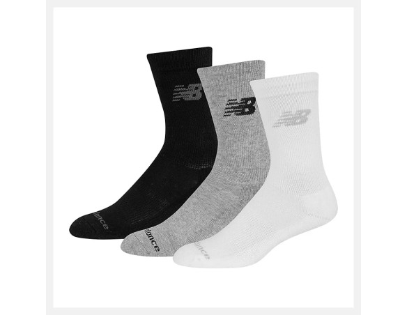 CALCETINES NEW BALANCE PERFORMANCE COTTON CUSHIONED CREW X3 
