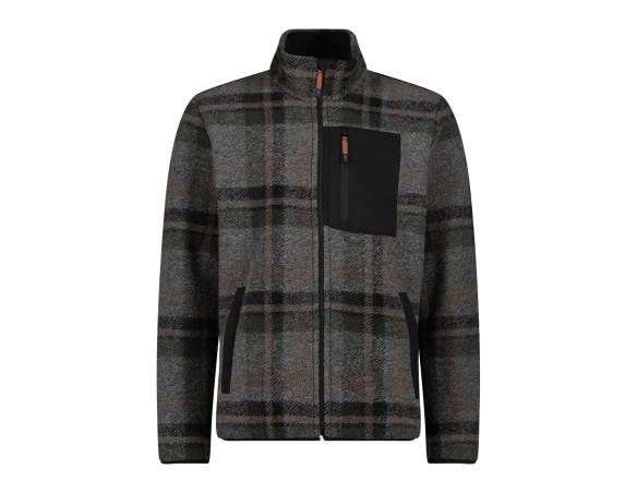 CHAQUETA CMP KNIT TECH CUADROS