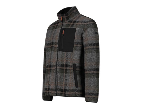 CHAQUETA CMP KNIT TECH CUADROS