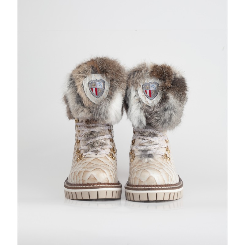 NEW ITALIA SHOES KARIN WOMEN'S LEATHER BOOTS