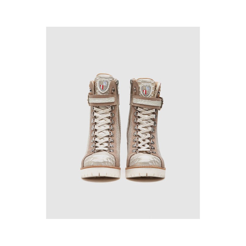 NEW ITALIA SHOES SANDRA WOMEN'S LEATHER BOOTS