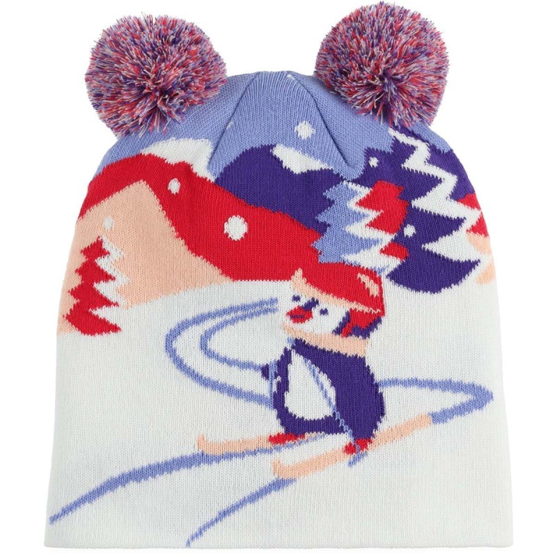 GORRO SPYDER BITSY PENGUIN DOUBLE POM INFANTIL
